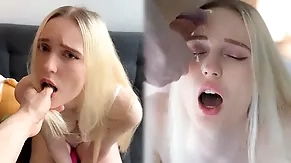 blonde cumshot facials pov sex stepdaughter