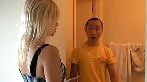asian blonde mature woman
