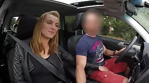 blowjob boyfriend car cuckold girl girlfriend