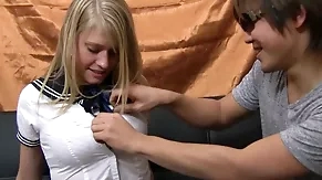 blonde blowjob cowgirl cum cumshot facials